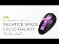 Negative Space Cross Galaxy - (www.NEIRU.me) Japanese Gel Nail Art Tutorial [HD]