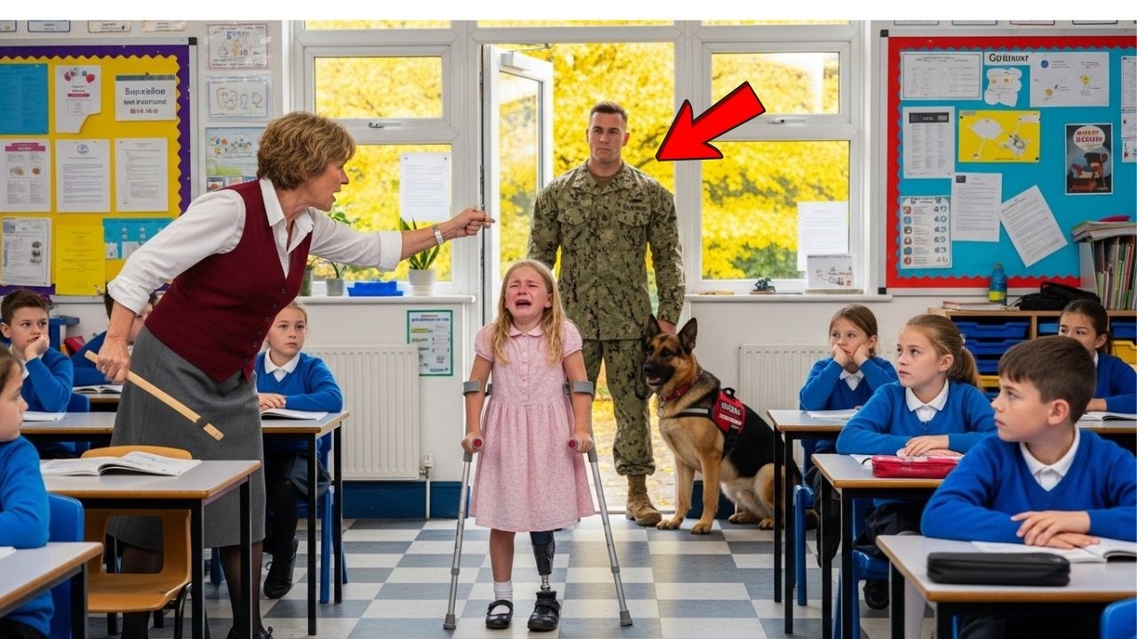 A Navy SEAL & K9 Came to Pick Up His Disabled Daughter — What He Saw Shocked Him