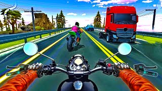 Real Moto Raider High-Speed Racer Simulator - Extreme GT Sports Bike Racing 3D Android GamePlay screenshot 4