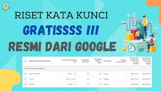 Cara Riset Kata Kunci Keyword Channel YouTube Menggunakan Google Keyword Planner