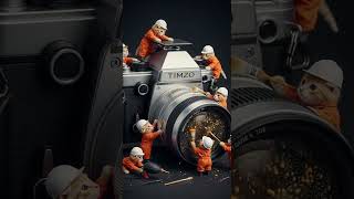 Cutest Repair Crew Ever! Cats Fixing a Camera #cutecats  #funnycats  #catshorts #catlovers