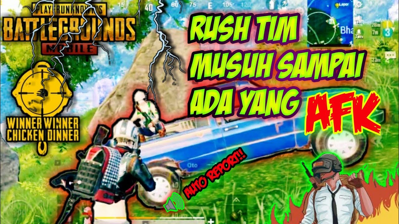 RUSH MUSUH SAMPAI TEMAN NYA AFK,BARBAR SANTUY PUBG | AHHE GAMINGYT