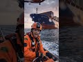 ⚓ Crew Trapped as Cargo Ship Begins Sink #EmergencyRescue #ViralShorts #USA #ShipRescue #oceanwaves