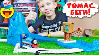 Новый Набор - ТОМАС И ЕГО ДРУЗЬЯ / Ледяная Горка / Thomas and friends Snowy Mountain Rescue Set