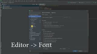 Android Studio Editor Change Font Size | Windows