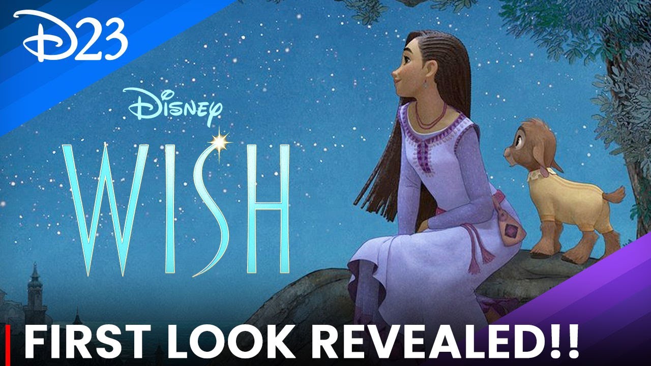 Disney's Wish 2023 Hand-Drawn Animation Announced, First Look & Release