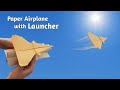 Paper plane launcher  how to make a paper airplane launcher  paper plane making easy paper planes