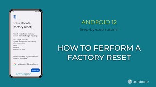 How to Perform a Factory reset [Android 12] screenshot 5
