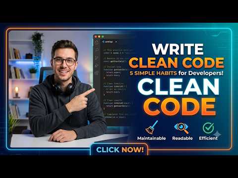 Write Clean Code: 5 Simple Habits for Every Developer (2026) Guide)