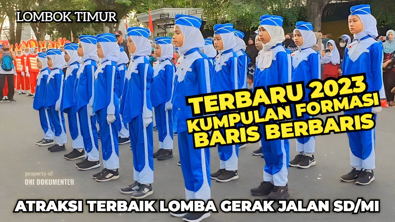 TERBARU! FORMASI TERBAIK GERAK JALAN SD AGUSTUS 2023