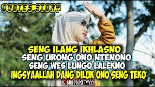 Kumpulan Quotes kekinian#4 versi jawa lucu - mundor alon alon