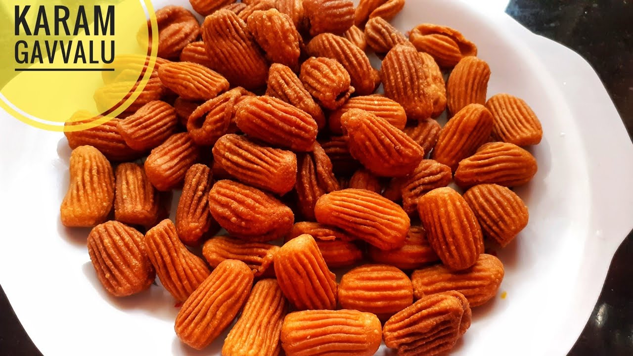 wheat flour spicy gavvalu karam gavvalu recipe in telugugavvalu in