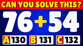 99% Will Fail This Impossible Math Challenge /Can You Pass 😱