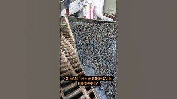 HOW TO CHECK  THE QUALITY OF AGGREGATE AT THE SITE || #shorts #aggregate #quality