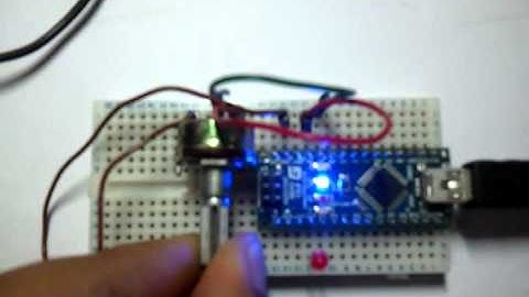 Arduino Delay LED with Potensiometer