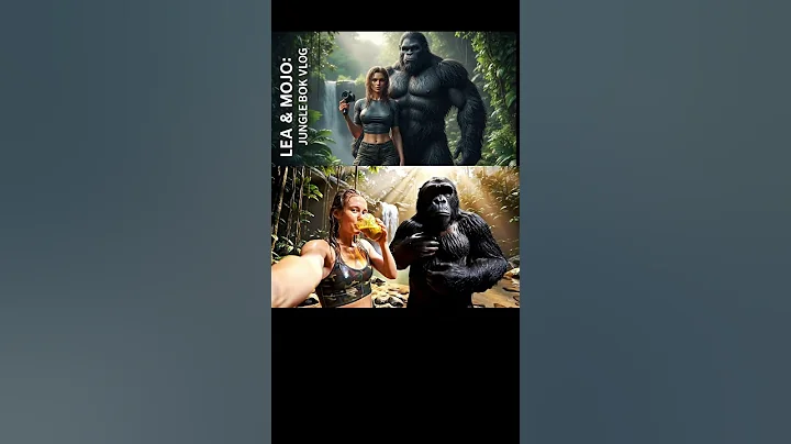 Aivlog #bigfoot #veo #funny #veo3 #ai #monkey #wildlife