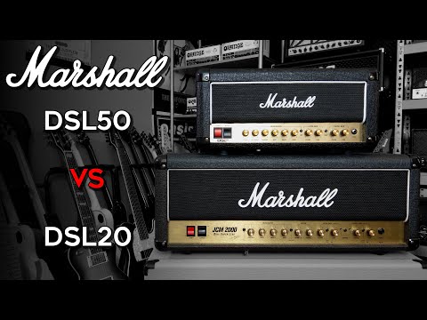 Marshall DSL 50 vs DSL 20 (demo/comparison)