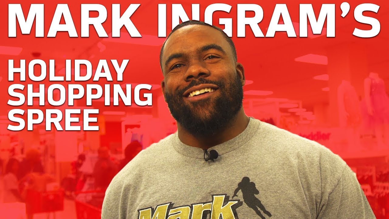 Mark Ingram Hosts 8th Annual Holiday Shopping Spree football score