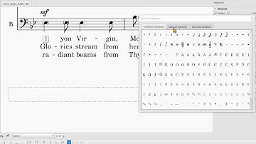 MuseScore | Lyrics | How to Enter Special Characters and Symbols