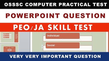 MS POWERPOINT SKILL TEST PEO JA | PEO AND JA SKILL TEST EXAM 2023