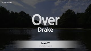 Drake  Over melody karaoke Version