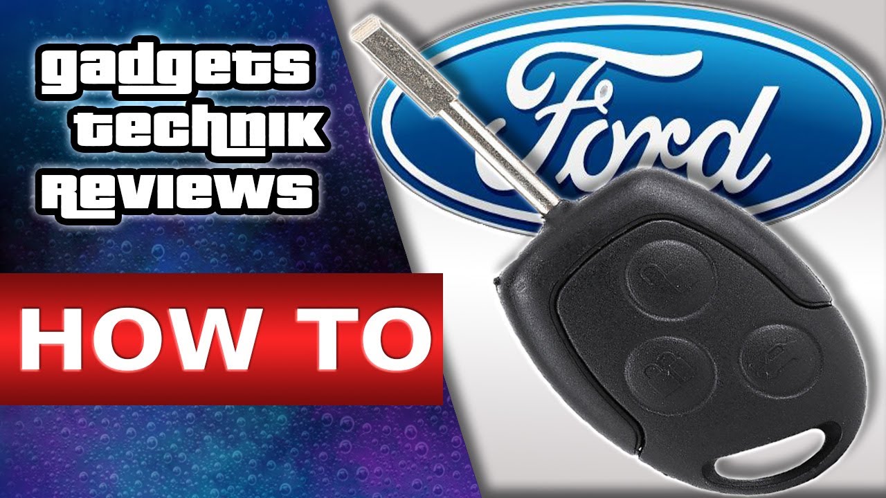 Ford Batterie Schlüssel wechseln 🆗 Ford Funkschlüssel Batteriewechsel  selber tauschen 
