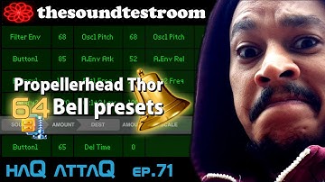 Propellerhead Thor for iPad │ 64 Bell presets FREE - haQ attaQ 71