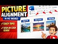 MS Word mein Picture Alignment ka sahi tarika 🖼️ 👍