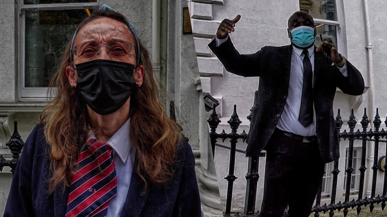 IT'S DIPLOMATIC PROPERTY, IT'S ILLEGAL TO FILM HERE!!!! Consulate of