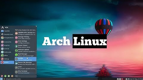 ArcoLinux-Arch linux with a installer