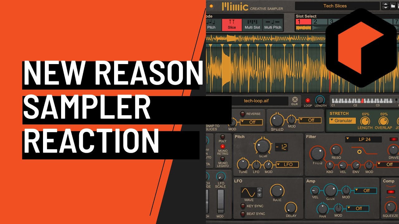 Reason 12 Mimic Creative Sampler Reaction - YouTube