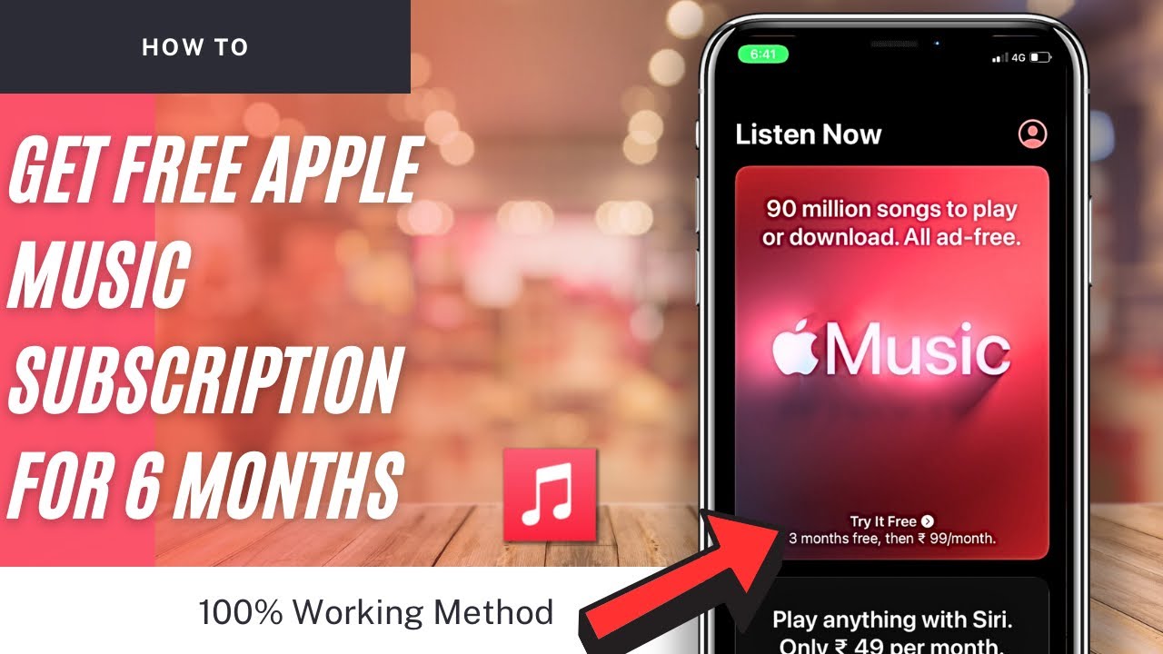 How To Get Apple Music Free Trial 2024 Get Free Apple Music For 3