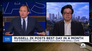 Tom Lee Predicts a 50% rise in Small Caps, the Russell 2000, by 2025