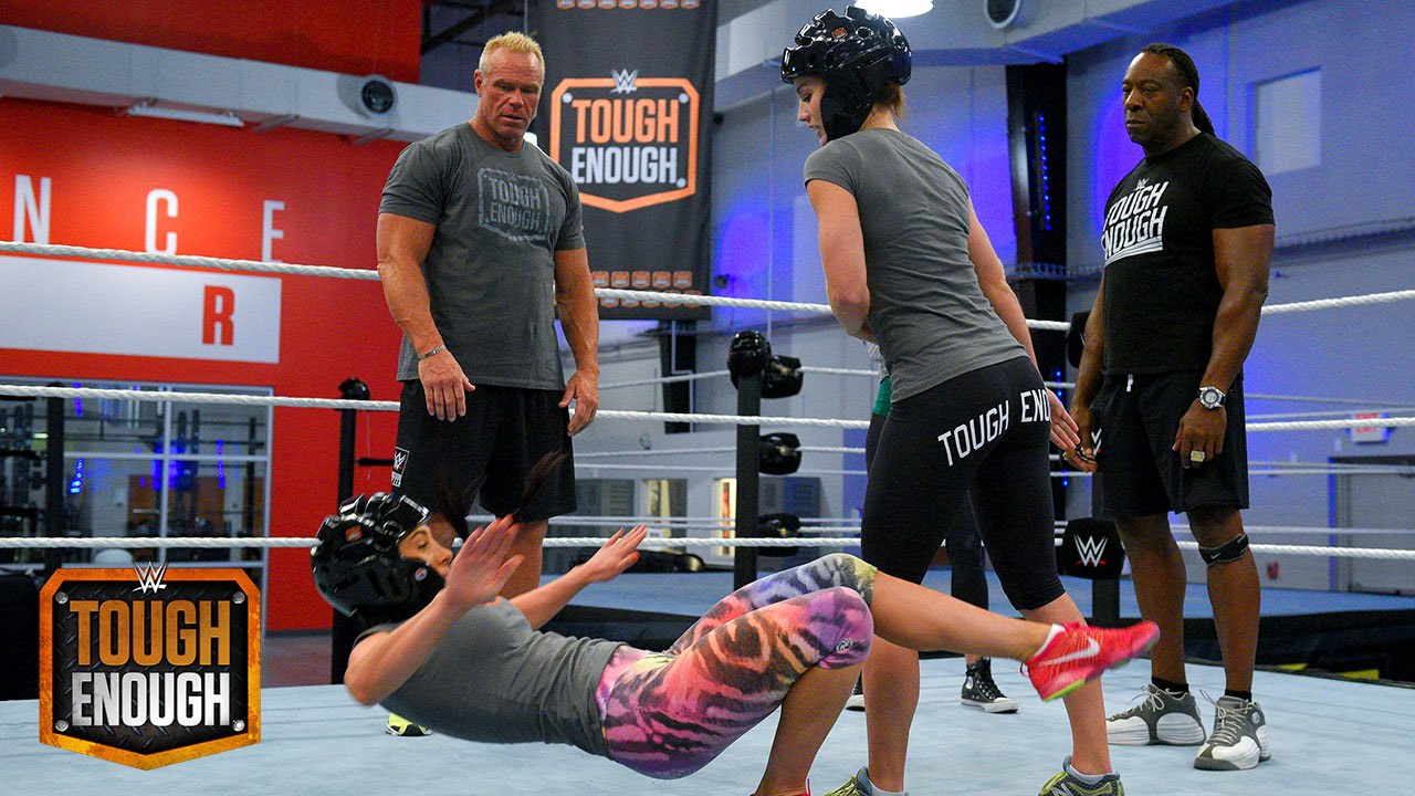 Sara Gets Slammed By Billy Wwe Tough Enough July 14 2015 Youtube 