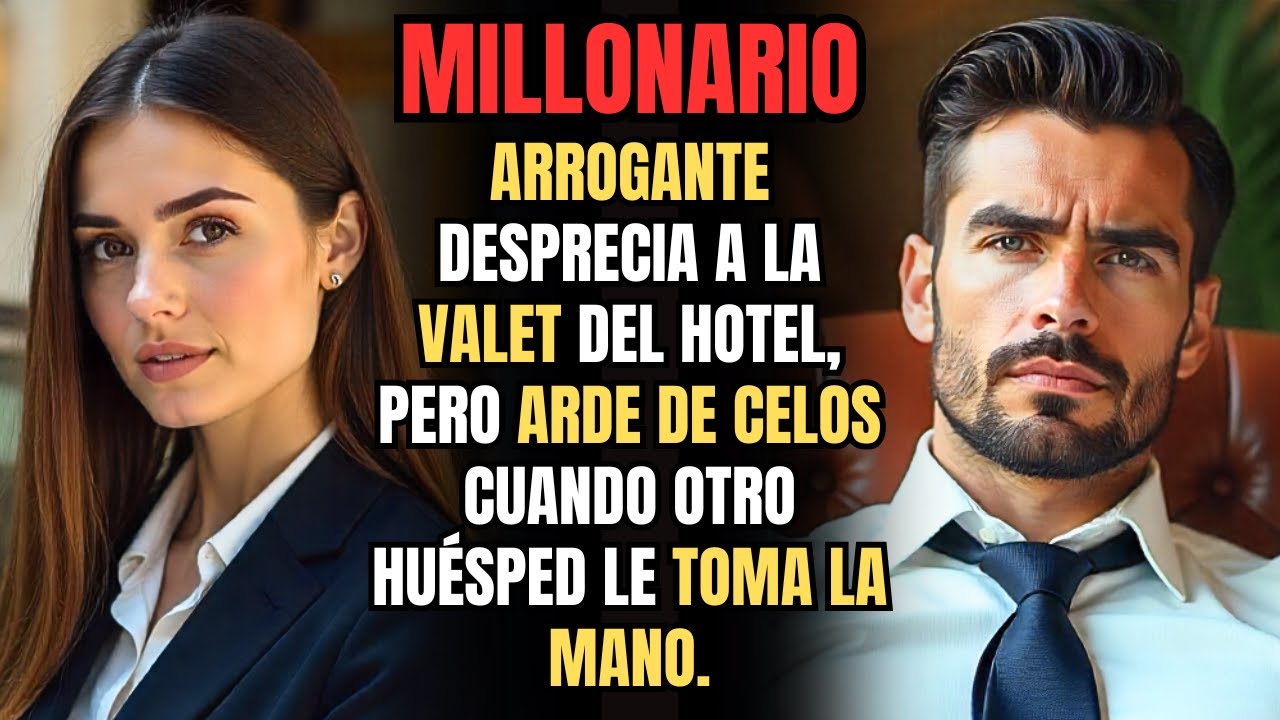 La VALET ignorada por el MILLONARIO, despierta sus CELOS cuando otro huésped la TOMA de la mano