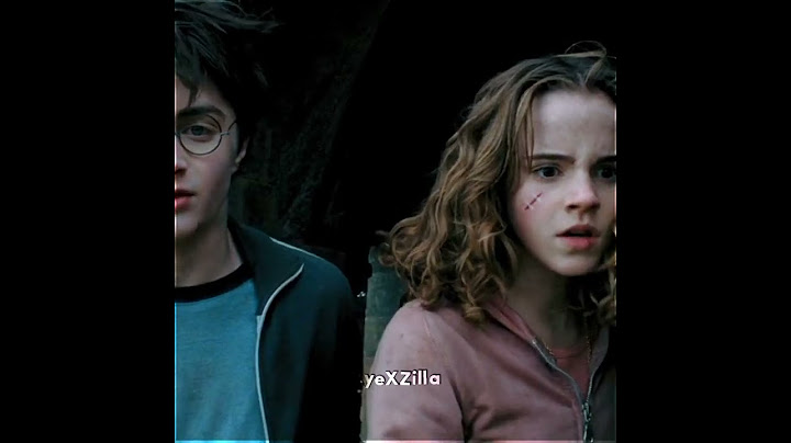 ✨ Harry and Hermione in this scene.... 🥵