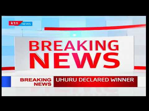 BREAKING NEWS Uhuru Kenyatta Declared President Elect In Kenya S 2017 Poll