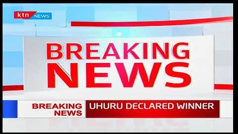 BREAKING NEWS: Uhuru Kenyatta declared president-elect in Kenya’s 2017 poll