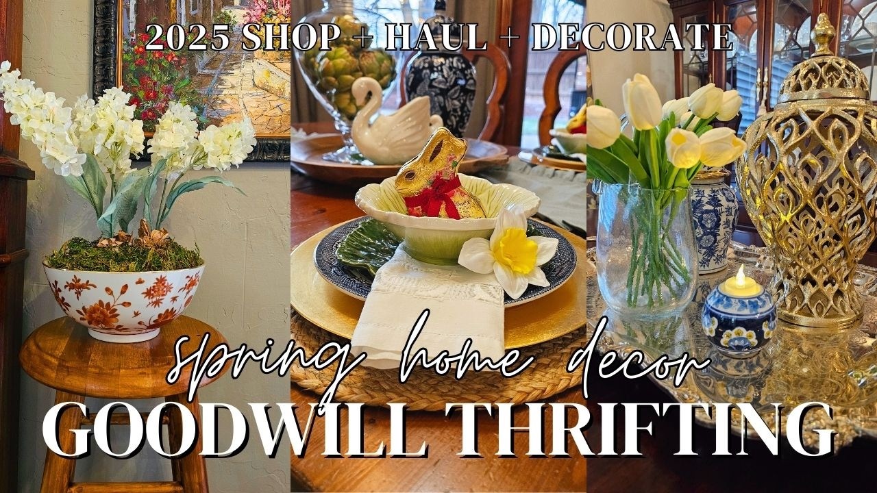 THRIFTING FOR VINTAGE HOME DECOR | *Must See* 2025 Spring Decor Finds!