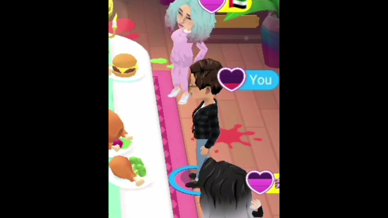 food fight in bitmoji party / PÌXÌ