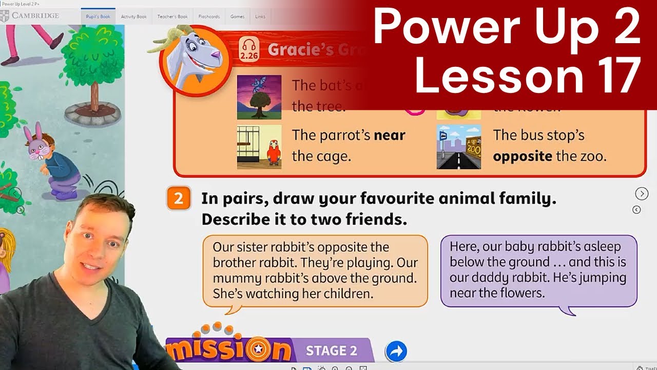 Learn Practice Outdoor Activities Vocabulary in English | Power Up 2 Unit 5 Lesson 2 with Teacher AJ