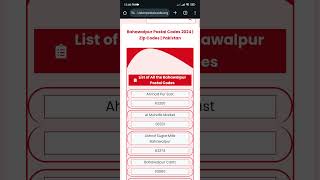 How to find the Bahawalpur Postal Codes?      https://pakistanpostalcode.org/bahawalpur-postal-code/