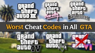 Famous All Useless GTA Cheat Codes From GTA 3 to GTA V | Worst Cheat Codes in Every GTA Games  Profile