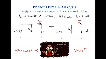 Apply the phasor-domain analysis technique to determine i_L(t)  -  AC Analysis