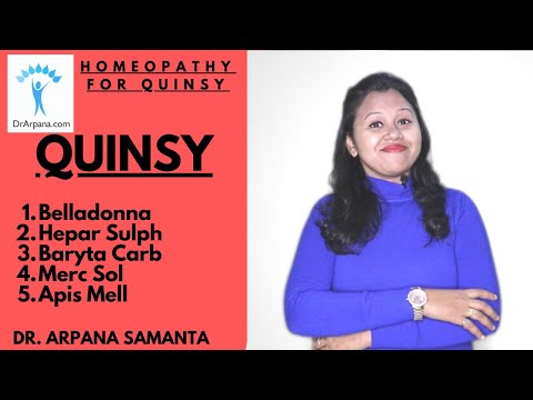What Is PERITONSILLAR ABSCESS Or Quinsy Homeopathic Medicines For Peritonsillar Abscess