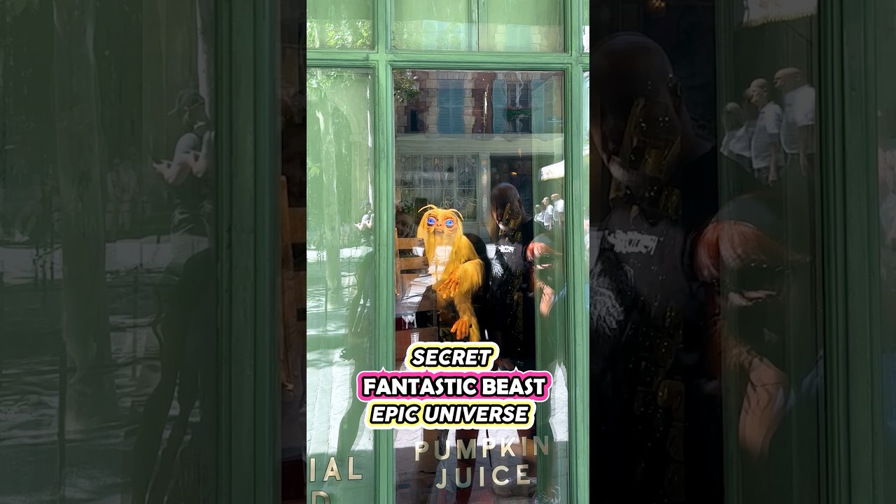 SECRET Fantastic Beast at Epic Universe! 😮🪄(Hidden Demiguise Ministry of Magic)