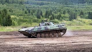 Bahna 2026 - Ukázka tank Leopard 2A4, CV90, BVP-2