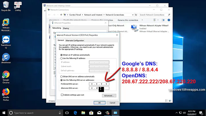 How To Fix DNS Lookup Failed Error in Windows 10/8/7