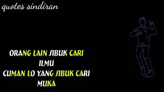 Quotes Sindiran Untuk Story Wa