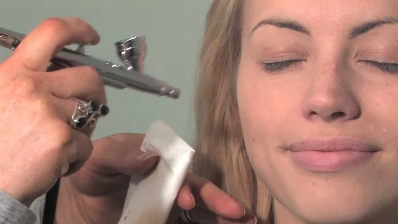 Airbrush Foundation and Blusher Application YouTube